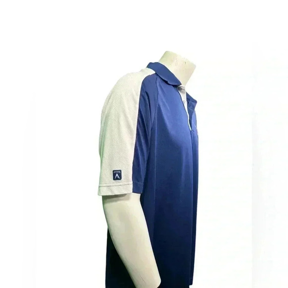 Antigua Chicago Cubs Size Large Short Sleeve Collar Polo Polyester Shirt - Picture 8 of 10